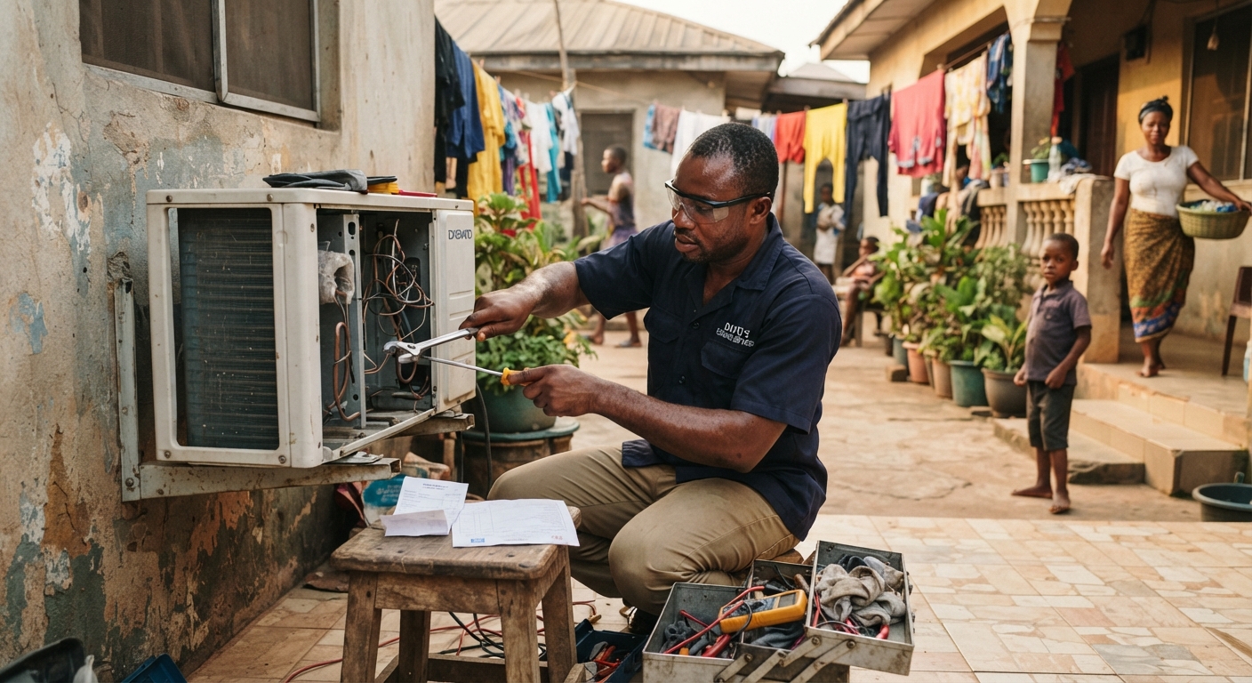 Cost breakdown for AC repair services in Benin City
