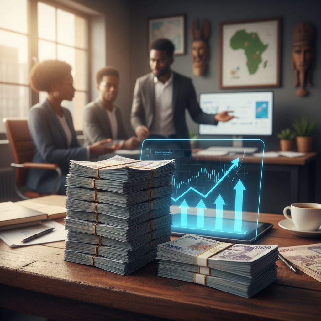 A visual comparison of potential returns from Treasury Bills versus Fixed Deposits in Nigeria, showing T-bills yielding more.