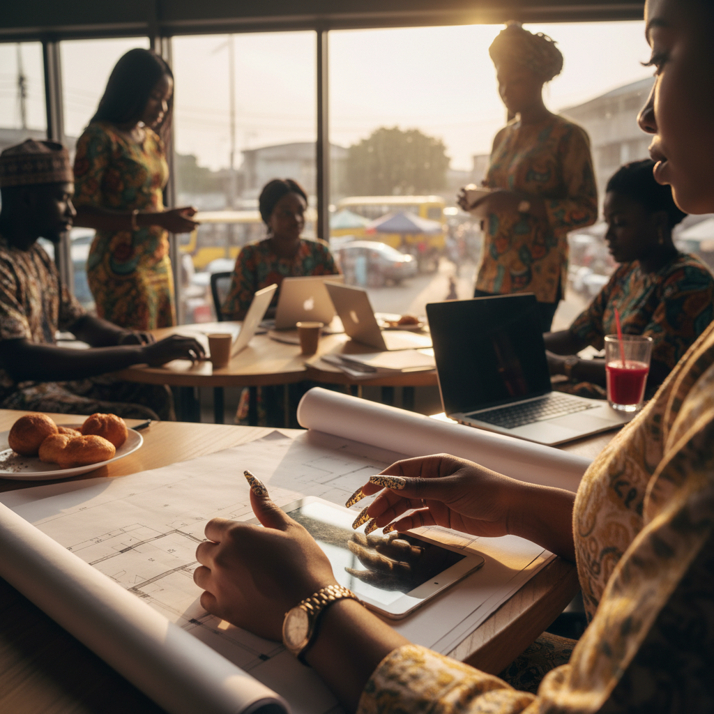 A close-up of a finished set of acrylic nails with detailed art, showcasing professional work.