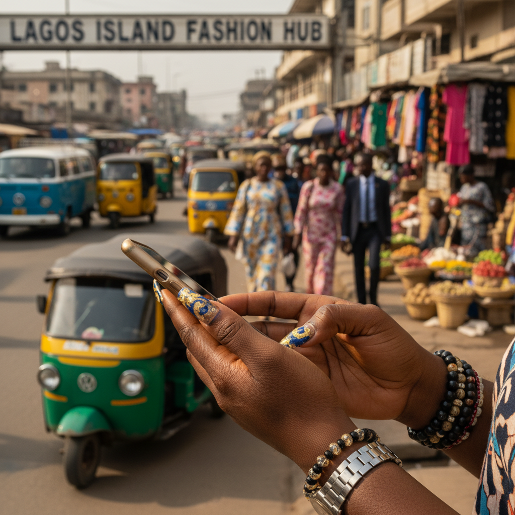 A close-up of a woman's perfectly manicured nails with intricate art, a result of booking a professional on TrustAm.