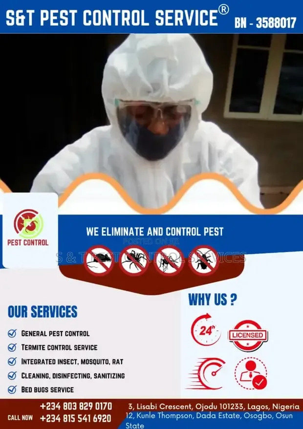 S T Pest Control and Environmental Cleaning Services