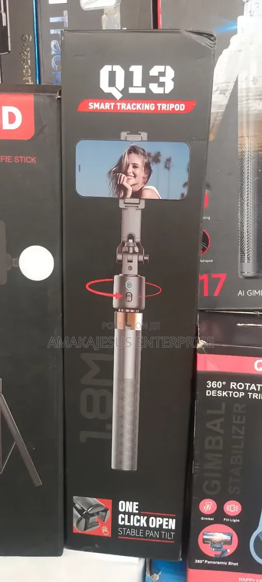 Q13 Smart Follow Selfie Stick. It Is a Selfie Stick, Tripod,