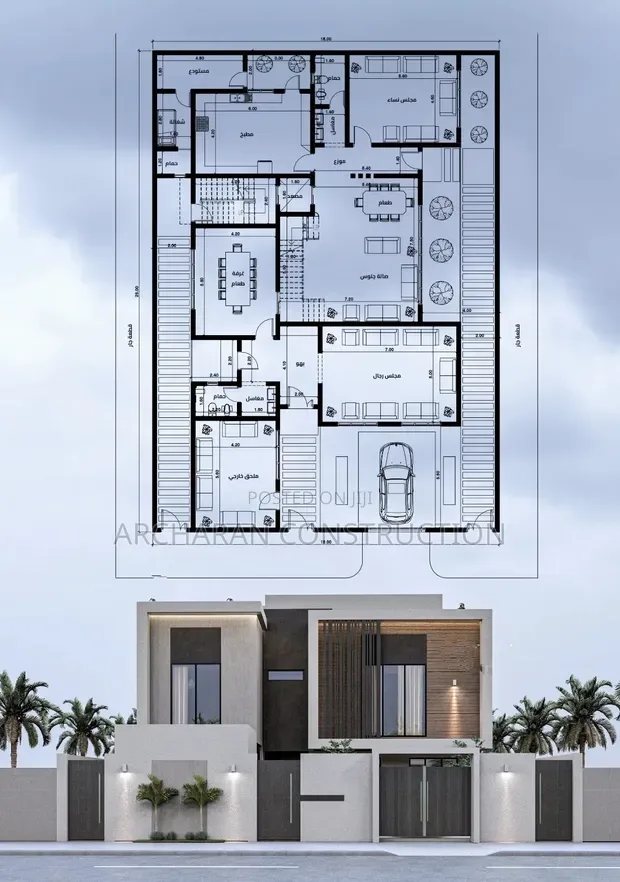 Duplexs Design With Full Architectural Drawing and Approval