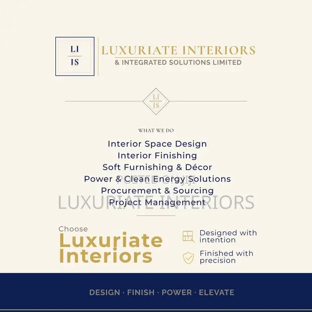 Luxuriate Interiors Solutions Ltd