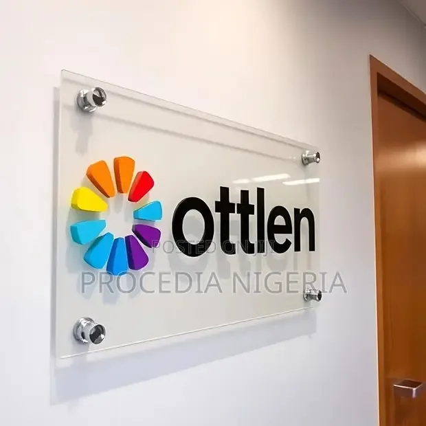 Custom Wall Suspended Acrylic Signage A2