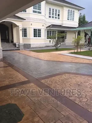 Increte/Decorative Stamped Concrete Floor in Ajah