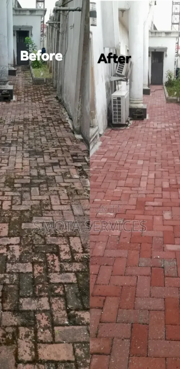 Interlocking/Concrete Floor Washing