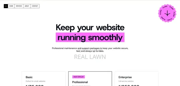 Website Maintenance Monthly Support | From | Demo First