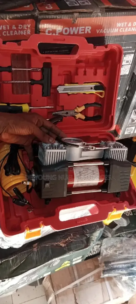 Heavy Duty Car Air Compressor With Two Cylinder for Pumping