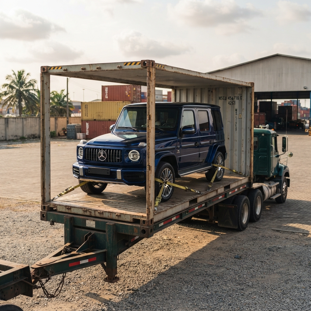 Luxury Car Haulage Interstate Delivery, Container Shipping
