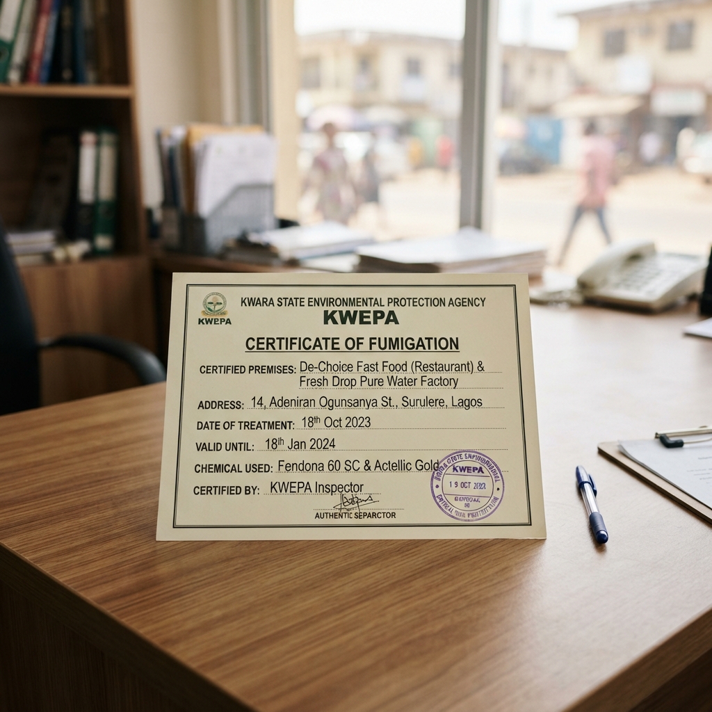 Get Your Fumigation Certificate