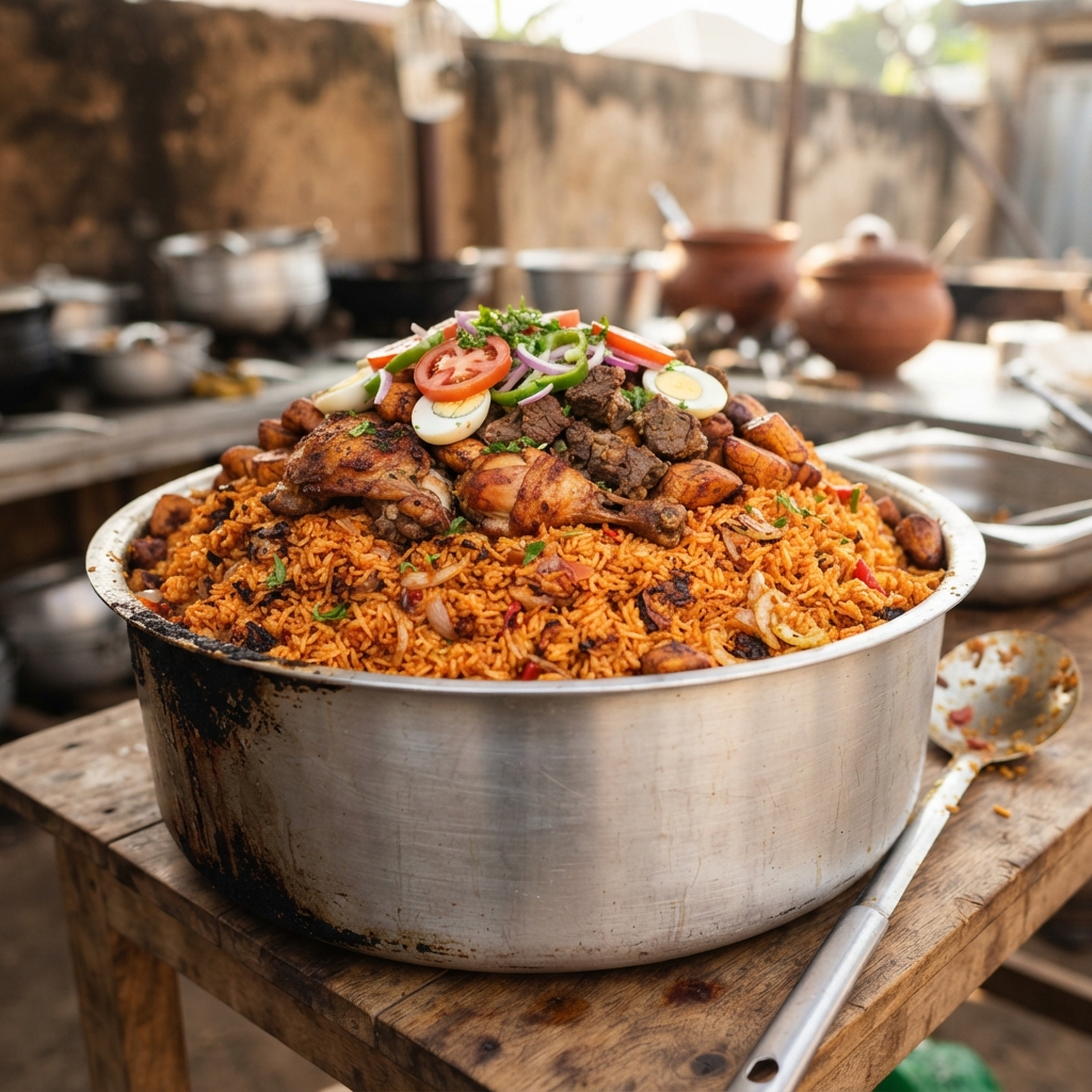 Party Jollof Rice (50 guests)