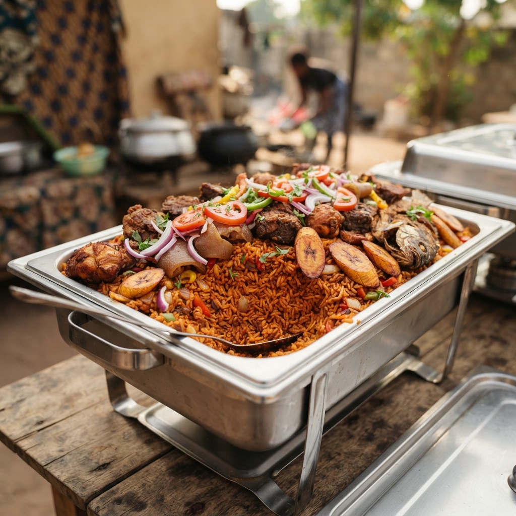 Party Jollof Rice (50 guests)