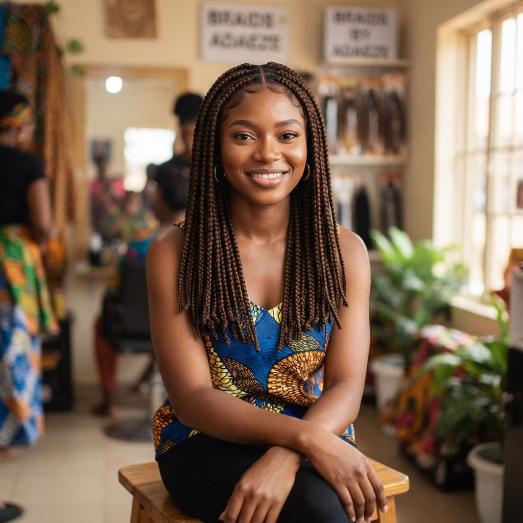 Box Braids (Medium)