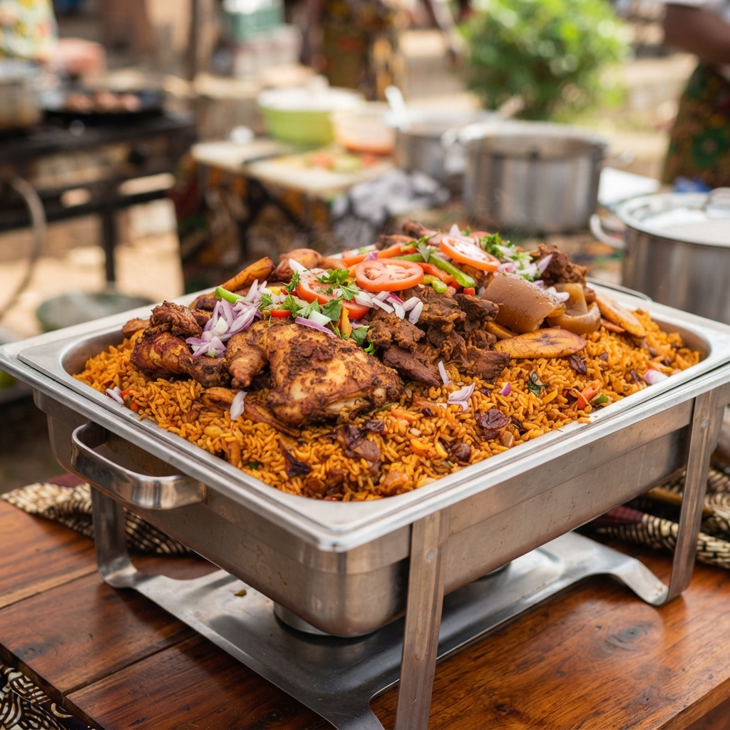 Party Jollof Rice (50 guests)