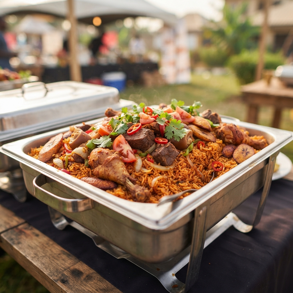 Party Jollof Rice (50 guests)