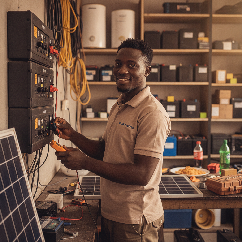 Joepascal solar Inverter Solutions Portharcourt